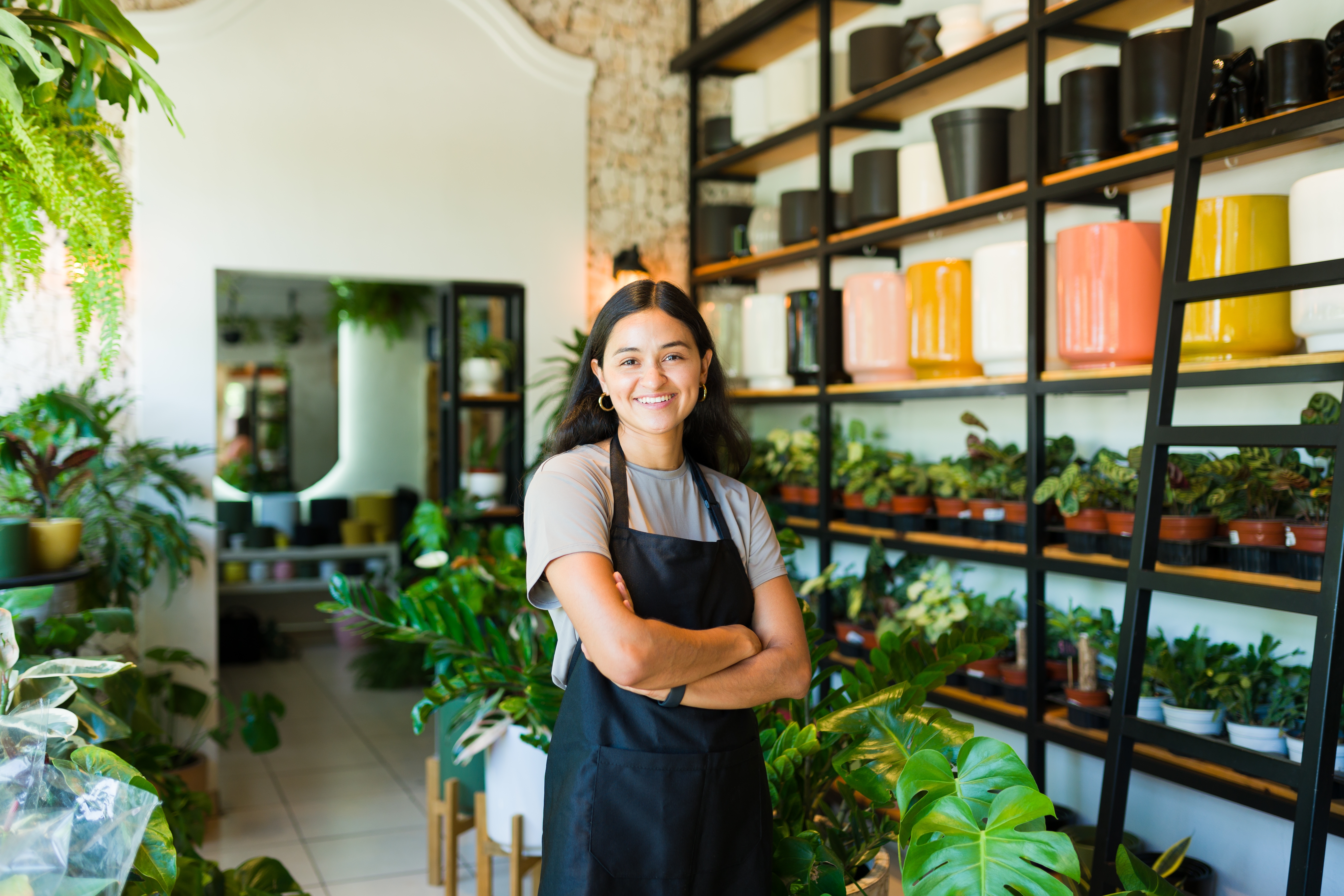 Chica con negocio Finanzas