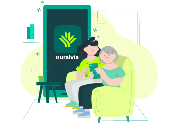 Entra en la app de Ruralvía