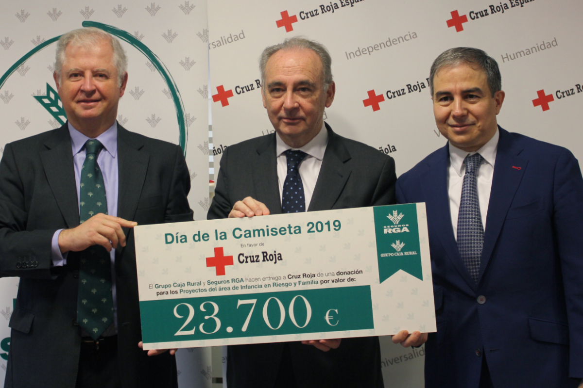 El Grupo Caja Rural recauda 23.700 euros para Cruz Roja gracias al Día de la Camiseta