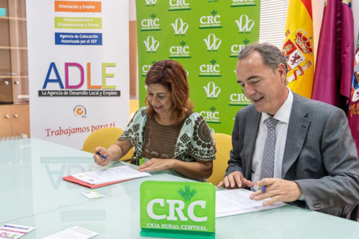 Caja Rural Central y ADLE unen fuerzas para apoyar a los emprendedores Caja Rural Central y ADLE unen fuerzas para apoyar a los emprendedores