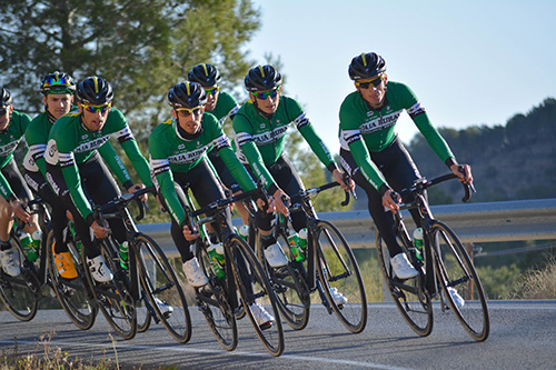 team Caja Rural en competición